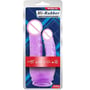 Подвійний фалоімітатор CHISA Hi-Rubber 9.4" Double Dildo Purple: Наявність вібрації  Нет