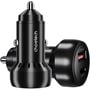 Зарядное устройство Choetech Car Charger USB+USB-C 60W Black (TC0014) фото 9