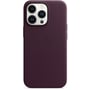 Аксесуар для iPhone Apple Leather Case with MagSafe Dark Cherry (MM1A3) for iPhone 13 Pro: Колір фіолетовий