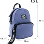 Мини рюкзак-сумка GoPack Education Teens 181XXS-3 фиолетовый (GO24-181XXS-3): Корпус рюкзака Мягкий