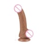 Фалоімітатор LoveToy Sliding-Skin Dual Layer Dong 7.5" Brown