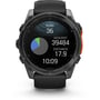 Смарт-часы Garmin Fenix 8 AMOLED 51mm Slate Grey with Black Silicone Band (010-02905-00): Материал ремешка Силикон