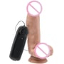 Реалістичний вібратор Cock 6 Inch W / Balls Flesh, 15x4 см