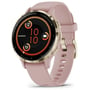 Смарт-годинник Garmin Venu 3S Soft Gold Stainless Steel Bezel with Dust Rose Case and Silicone Band (010-02785-03)