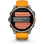 Смарт-годинник Garmin Fenix 8 AMOLED 47mm Sapphire Titanium з Spark Orange/Graphite Silicone Band (010-02904-11): Матеріал корпуса титан