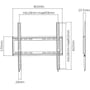 Кронштейн для ТВ ITech PLB34: Тип фиксированный