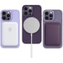 Чехол для iPhone TPU Case Bonbon Metal Style with MagSafe Dark Purple for iPhone 16 фото 5