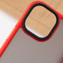 Чехол для iPhone Mobile Case TPU+PC Metal Buttons Red for iPhone 13: Материалы поликарбонат и полиуретан