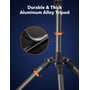 TaoTronics 12 '' Selfie Ring Light with 78 '' Tripod Stand, Dimmable LED Light Outer 24W 6500K фото 5