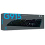 Клавіатура Logitech G915 Lightspeed RGB Wireless GL Clicky USB Black (920-009111): Тип клавіш механический