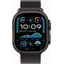 Apple Watch Ultra 2 GPS + Cellular 49mm Black Titanium Case with Black Titanium Milanese Loop - Small (MX4W3): Экран OLED LTPO2 (яркость до 3000 нит) с технологиями Always-On Retina / 410х502 пикселей