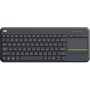 Клавиатура Logitech K400 Plus Touch Wireless UA Black (920-007145)