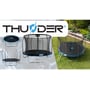 Батут THUNDER Inside Elite 8FT 255 см Black/Blue с внутренней сеткой (INSIDE-ELITE-8FT-BLUE) фото 3