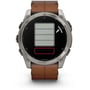 Смарт-часы Garmin Fenix 8 AMOLED 51mm Sapphire Carbon Grey DLC with Chestnut Leather Band (010-02905-40): Материал корпуса титан