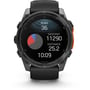 Смарт-часы Garmin Fenix 8 AMOLED 51mm Slate Grey with Black Silicone Band (010-02905-00): Дисплей 1.4" AMOLED (454x454) / Corning Gorilla Glass