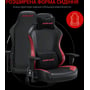 Кресло игровое Anda Seat Luna Color Size L Black/Red PVC фото 16