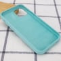 Чохол для iPhone Mobile Case Silicone Case Full Protective Marine Green для iPhone 13 Pro Max: Колір бирюзовый