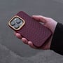 Чехол для iPhone Kajsa Snake Pattern Burgundy for iPhone 15 Pro Max: Тип чехла накладка на заднюю часть