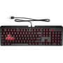 Клавиатура HP OMEN Encoder LED 104key Cherry MX Red USB Black (6YW76AA)