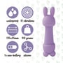 Міні-вібратор FeelzToys Mister Bunny Purple з двома насадками: Призначення Кліторальні