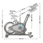 Велотренажер inSPORTline inCondi S800i: Вага тренажера 65 кг