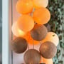 Гирлянда Cotton ball lights на 10 шаров 2,7м, Clay: Применение Для дома