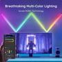 Набір настінних світильників Govee H6062 Glide RGBIC Wall Light (6+1) RGB (B6062301): Особливості С подсветкой