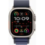 Apple Watch Ultra 2 GPS + Cellular 49mm Natural Titanium Case with Navy Alpine Loop - Small UA: Розмір 49mm