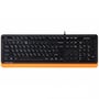 Клавиатура A4Tech Fstyler FK10 Black/Orange