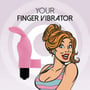 Вібратор на палець FeelzToys Magic Finger Vibrator Pink: Довжина, см 10