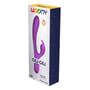 Вібратор-кролик Wooomy Gili-Gili Vibrator with Heat Purple: Тип і форма Кролики