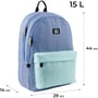 Рюкзак GoPack Education Teens 140L-2 м'ятно-блакитний (GO24-140L-2): Розмір L (145-175 см)