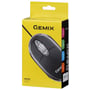 Мышь Gemix GM105 USB black (GM105Bk): Эргономика симметричная для левшей