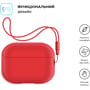 Чехол ArmorStandart Silicone Case with straps Red (ARM68614) for Apple Airpods Pro 2: Тип Чехол