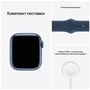 Apple Watch Series 7 41mm GPS+LTE Blue Aluminum Case with Abyss Blue Sport Band (MKHU3)