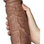 Фалоімітатор LoveToy Realistic Chubby Dildo Brown 10.5": Тип Гиганты