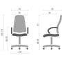 Кресло Аклас Кап FX СН Tilt серый (00009906)