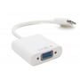 Кабель и переходник Extradigital Apple 30-pin to VGA, 0.15m White (KBA1649): Тип Адаптер