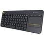 Клавіатура Logitech K400 Plus Touch Wireless UA Black (920-007145): інтерфейс підключення Wireless (радио интерфейс)