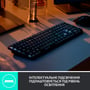 Клавіатура Logitech MX Mechanical Wireless Illuminated Performance Graphite (920-010757): інтерфейс підключення Wireless (радио интерфейс)