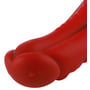 Фалоімітатор-насадка Hismith 8.35" Curved Silicone Dildo Red Monster Series: Довжина проникнення, см 16.5