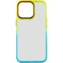 Чохол для iPhone TPU Case TPU+PC Fresh Sip Turquoise/Orange for iPhone 14 Pro Max: Колір оранжевый