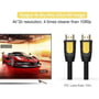 Кабель Ugreen Cable HDMI 4K M to HDMI 4K M 1.5m Yellow/Black (10128) фото 4