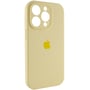 Чохол для iPhone Mobile Case Silicone Case Full Camera Protective Mellow Yellow for iPhone 15 Pro Max: Тип чохла накладка на заднюю часть