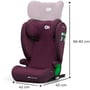 Автокресло Kinderkraft Junior Fix 2 i-Size Cherry Pearl (KCJUFI20RED0000) (00-00305197): Регулировка Высоты подголовника