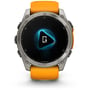 Смарт-часы Garmin Fenix 8 AMOLED 51mm Sapphire Titanium with Spark Orange/Graphite Silicone Band (010-02905-11) фото 9