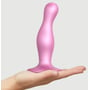 Фаллоимитатор Strap-On-Me Dildo Plug Curvy M Rose Dragee Metallic