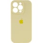 Чохол для iPhone Mobile Case Silicone Case Full Camera Protective Mellow Yellow for iPhone 15 Pro Max