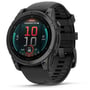 Смарт-часы Garmin Fenix E 47mm Slate Grey Steel with Black Silicone Band (010-03025-01)