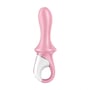 Анальный вибратор с функцией надувания Satisfyer Air Pump Booty 5+ Inflatable Anal Vibrator Pink: Длина, см 19